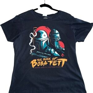 Star Wars Boba Fett Black Graphic T Shirt XL